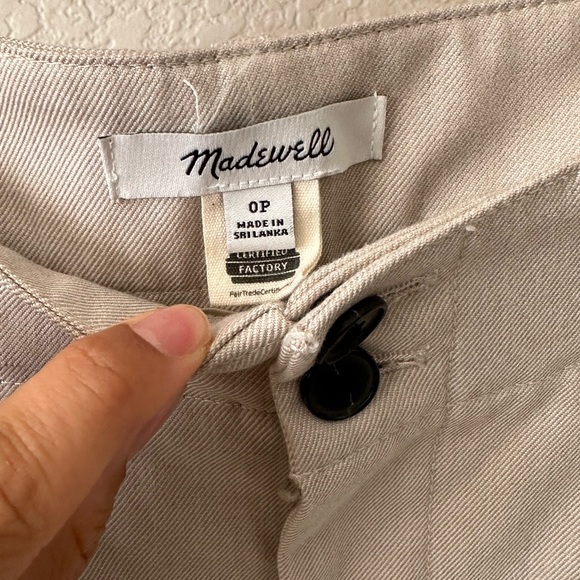 Madewell The Harlow Wide Leg Pant in Brushed Twill - Picture 6 of 9